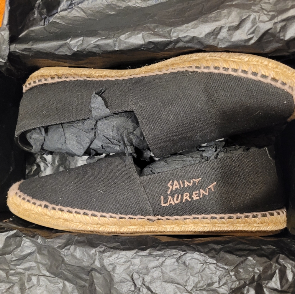 YSL Canvas  Espadrilles